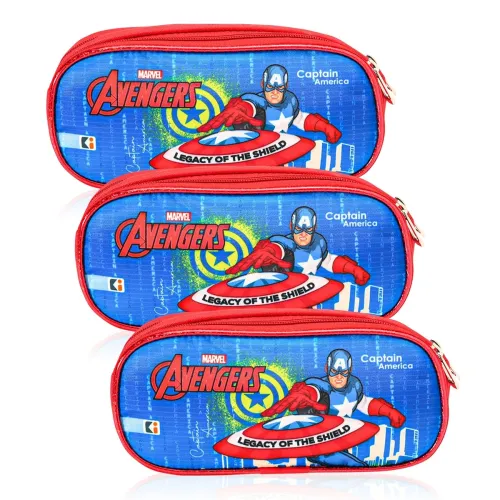 Image of Kuber Industries Pack of 3 Pencil Pouch