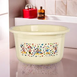 Kuber Industries Plastic 25 Ltr Bathtub