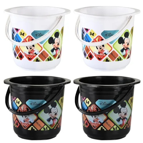 Image of Kuber Industries (Pack of 4) Bucket | Water Bucket for Bathroom