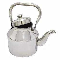 Kuber Industries Stainless Steel Tea Kettle 1.2 LTR Silver