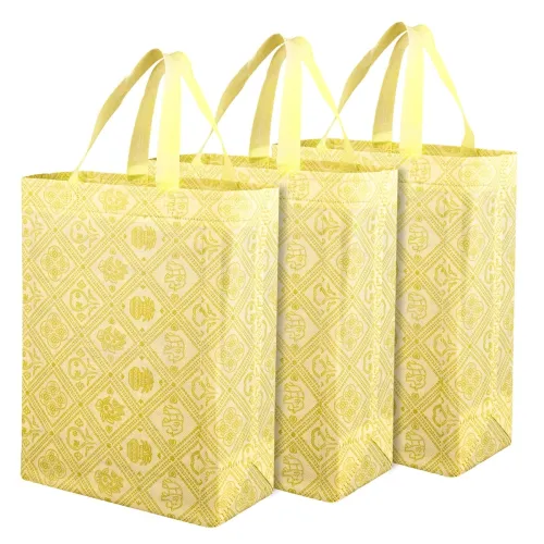 Image of Kuber Industries Unisex-Adult Shopping Handbag Pack of 3