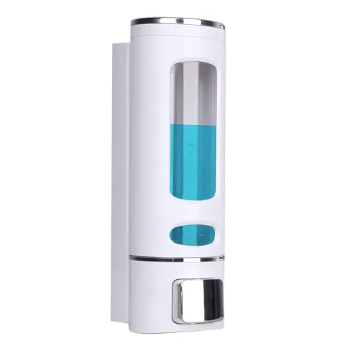 Image of KURIC ABS Wall Mounted Shampoo Conditioner Lotion Hand Wash Gel Dispenser