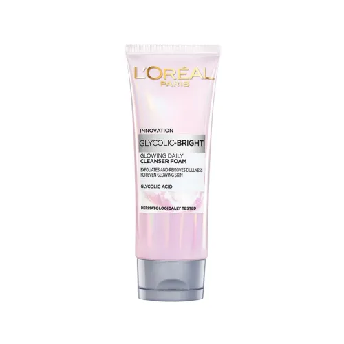 Image of L'Oréal Paris Glycolic Bright Daily Foaming Facial Cleanser (50ml)