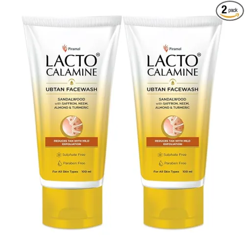 Image of Lacto Calamine Ubtan Face Wash for Glowing Skin