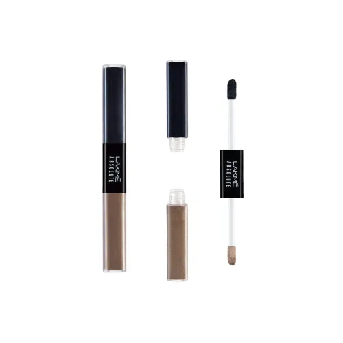 Image of Lakmé Absolute Explore Liquid Eyeshadow Duos 10 ml - Cashmere Love & Diamond Black