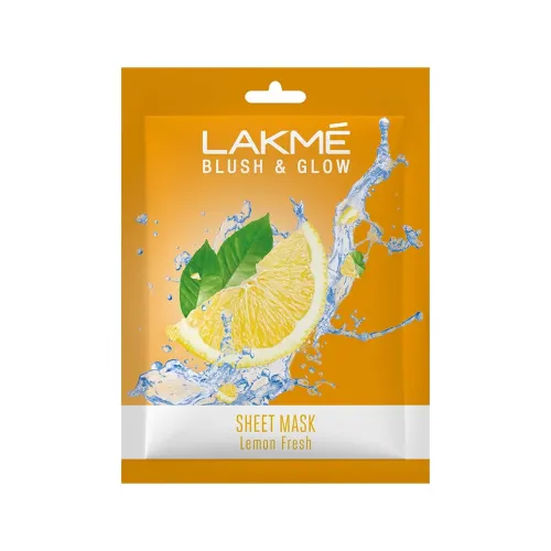 Image of Lakmé Blush & Glow Lemon Sheet Mask 25ml