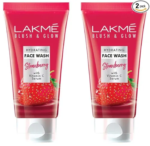 Image of LAKMÉ Blush & Glow Strawberry Refreshing Gel Face Wash