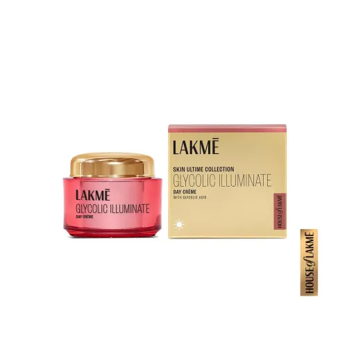 Image of LAKMÉ Glycolic Illuminate Day Cream With Glycolic Acid For Radiant & Even Tone Skin, 50G