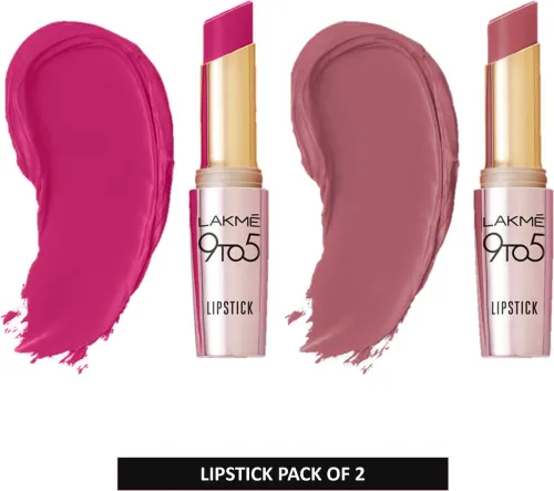 Image of Lakmé Primer + Matte Lipstick (2x7.2g)