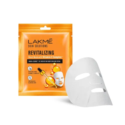 Image of Lakmé Skin Solutions Revitalizing Vitamin C Sheet Mask