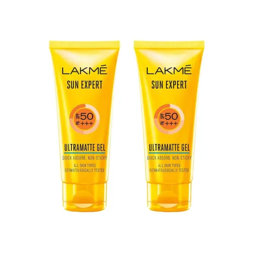 Image of LAKMÉ Sun Expert Spf 50 Gel For All Skin Types, 50 G (Pack Of 2)