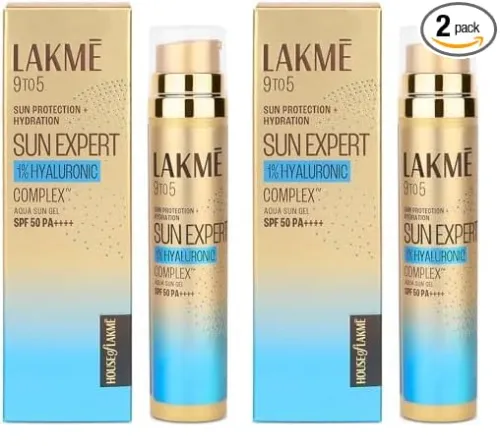 Image of LAKMÉ Sun Expert 1% Hyaluronic Water-Light Sunscreen Gel