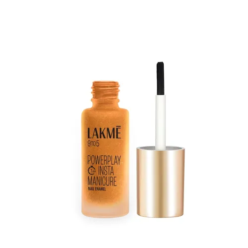 Image of Lakme 9to5 Manicure Nail Enamel Golden Hour 6ml