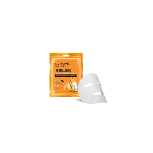 Image of Lakme Skin Solutions Sheet Mask Revitalizing With Vitamin C 25Ml