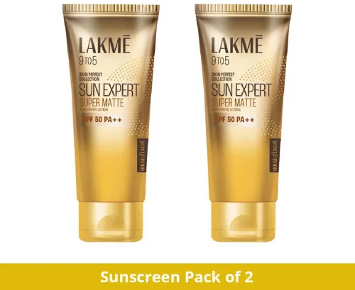 Image of Lakmé Sunscreen SPF 50 PA+++ Matte Sunscreen 200g