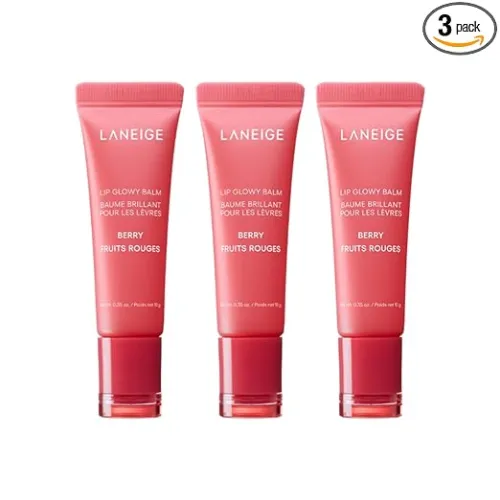 Image of Laneige Lip Glowy Balm (Berry) – Pack of 3