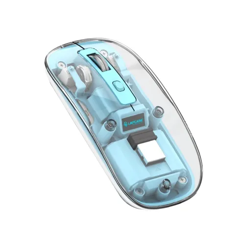 Image of LAPCARE Trendy Rechargeable Transparent Wireless Mouse