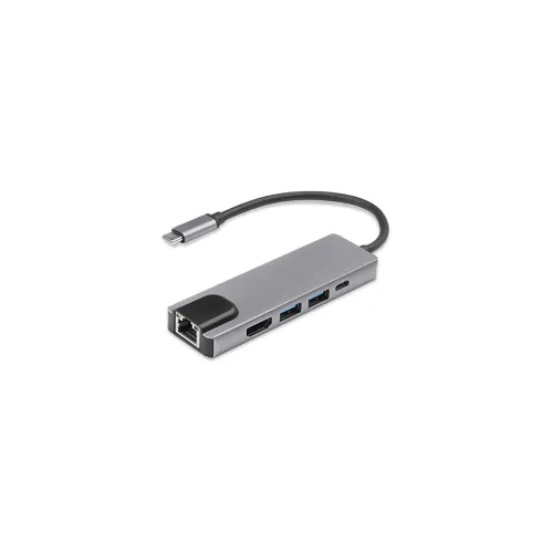 Image of Lapster Docking Station for Laptop 5in1 Type c hub with 100 Mbps Ethernet