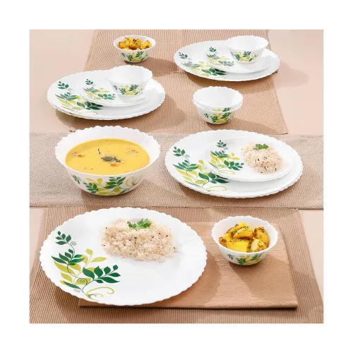 Image of Larah 19-Piece Opalware Dinner Set