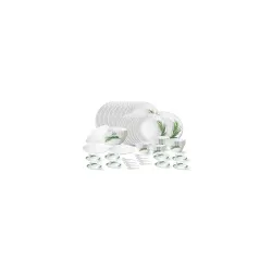 Larah by Borosil 63-Piece Opalware Dinner Set