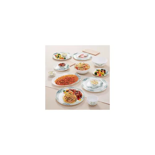 Image of Larah By Borosil Moon Mia Dinner Set - 21 Pcs,