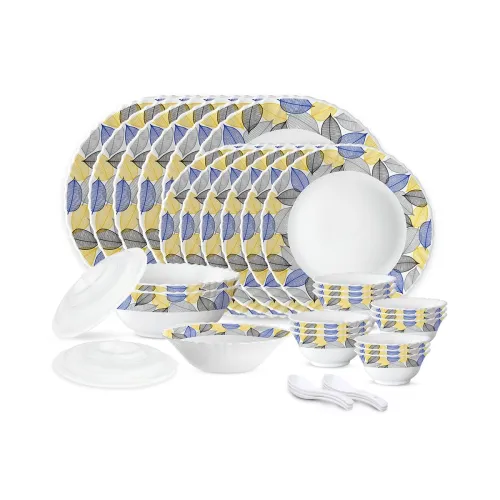 Image of Larah by Borosil Silk Series Kora Opalware Dinner Set
