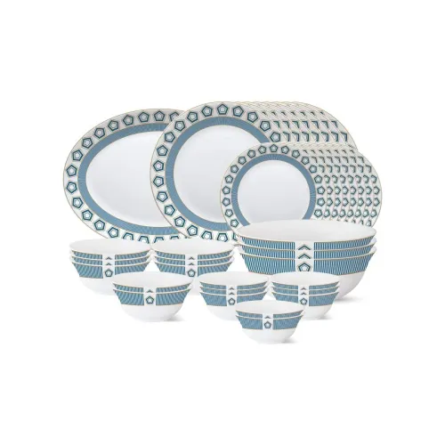 Image of Larah by Borosil - Tiara Series 36Pcs Dinner Set