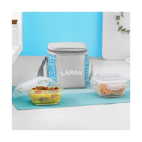 Image of Larah Glassware Vogue Borosilicate Glass Lunchbox