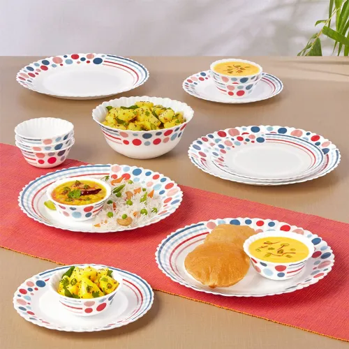 Image of Larah Opalware Pastel Galaxy Series Dinner Set (17)