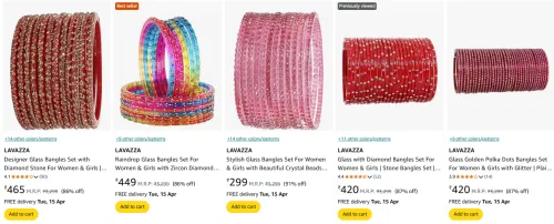 Image of Lavazza Bangles minimum 86% Discount