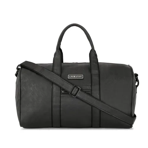 Image of Lavie Sport Captain Leatherette Unisex Weekender Duffle Bag |.
