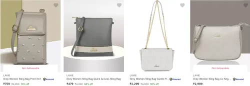 Image of LAVIE Women Sling Bag up to 86% Discount