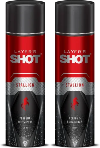 Image of LAYER'R Shot Stallion Deodorant Spray 240ml*2 