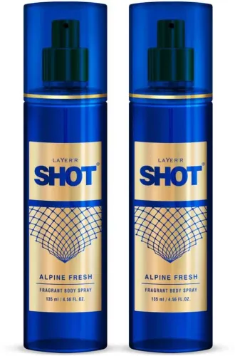 Image of LAYERR Shot Fragrance Body Spray 135ml*2