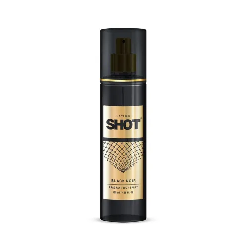 Image of Layer’r Shot Black Noir Long-Lasting Body Spray For Men - 135ml