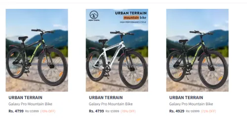 Image of Leader Adult Cycles at Minimum 70% Discount