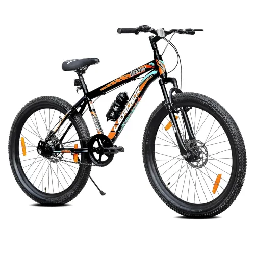 Image of Leader Beast 26T Mountain Cycle for Men with Front Suspension and Dual Disc Brake with Complete Cycle Accessories |
