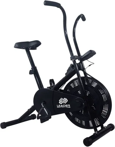 Image of Leader Sportz Gym Cycle Cardio Training Upright Exercise Bike