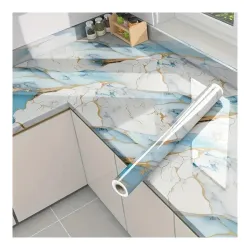 LEDHOLYT Vinyl Marble Wallpaper Peel and Stick Waterproof Wallpaper