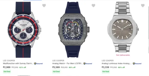 Image of Lee Cooper Wrist Watches Upto 83% Off