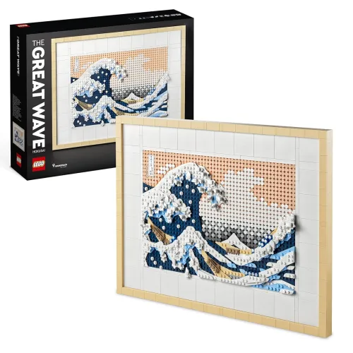 Image of LEGO Art Hokusain Great Wave 31208 Building Kit 