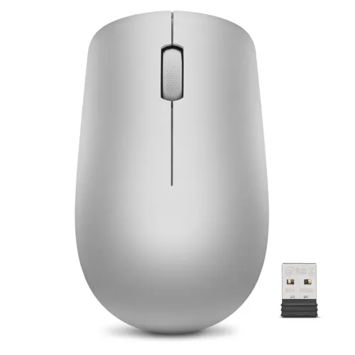 Image of Lenovo 530 Wireless Mouse (1200 DPI, Platinum Grey)