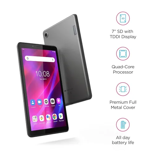 Image of Lenovo Tab M7 3rd Gen (7 inch(17.7cm), 2 GB, 32 GB, Wi-fi Only), Iron Grey