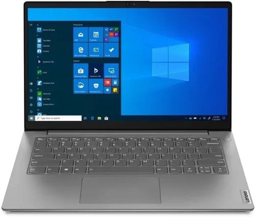 Image of Lenovo V14 laptop: Intel Core i5 12th Gen, 8GB RAM, 512GB SSD, 14 inch, 1.6kg.