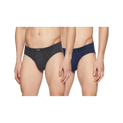 Image of Levi's 011 Men's Pure Cotton Solid Brief (Pack 2)