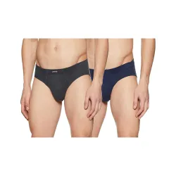 Levis 011 Mens Pure Cotton Solid Brief (Pack 2)