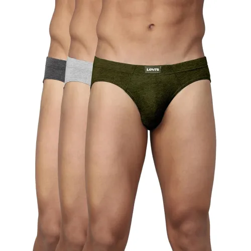 Image of Levi's 011 Men’s Cotton Briefs (3-Pack)