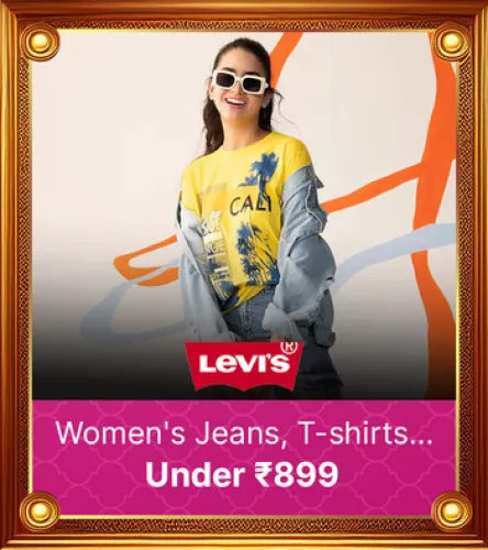 Image of Levi's Women's Jeans , T-Shirts on Flipkart Big billion days