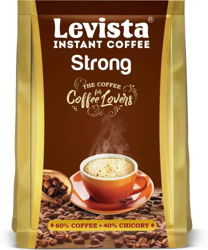 Image of Levista Strong Instant Coffee  (100 g, Chicory Flavoured)