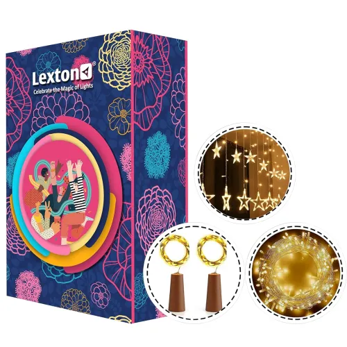 Image of Lexton decorative LED string light combo